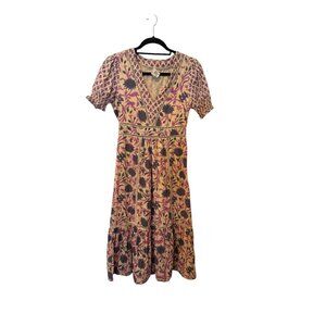 dRA Los Angeles cotton floral dress size xs